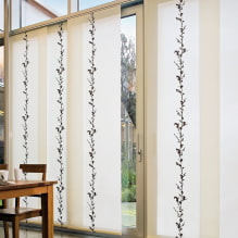 Japanske gardiner - de beste ideene for interiørdekorasjon-2
