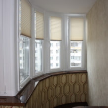 What blinds are better to use on the balcony - beautiful ideas in the interior and the rules of choice-5