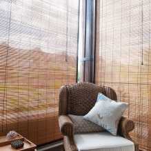 Ako v interiéri vyzerajú bambusové záclony?