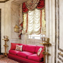 French curtains: types, materials, examples in various colors, styles, design, decor Marquise-2