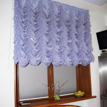 French curtains: types, materials, examples in various colors, styles, design, decor Marquise-4