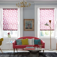 How to choose roller blinds: design, types, materials, design, color, combination-6
