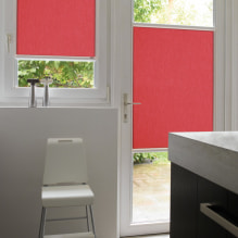 Rideaux rouges à l'intérieur: types, tissus, design, combinaison avec papier peint, décoration, style-3