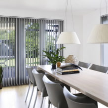 Blinds on the kitchen - the secrets of a stylish and practical interior-2