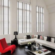 Blinds in the interior - what are the types and photos of the design of windows-0