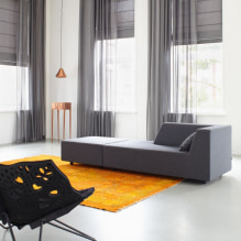 Curtains on grommets - design features and modern ideas in the interior-5