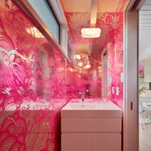 Intérieur de la chambre rose: combinaison, choix de style, décoration, mobilier, rideaux et décoration-7