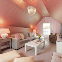 Nội thất phòng màu hồng: sự kết hợp, lựa chọn phong cách, trang trí, nội thất, rèm cửa và trang trí-8