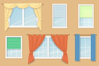 Types de rideaux pour fenêtres: classification avec description, options pour le type, le rideau et le matériau du rideau