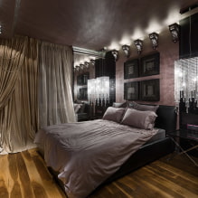 Тавани за гипсокартон за спалнята: снимка, дизайн, видове форми и дизайни-5