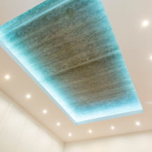 Plasterboard ceilings: photo, types, design, color, lighting, decor, curly, multi-level structures-1