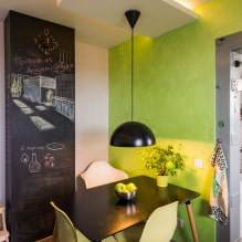 Tynk dekoracyjny w kuchni: rodzaje, pomysły projektowe, kolory, fartuch wykończeniowy-8