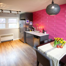A konyha falainak színe: választási tippek, a legnépszerűbb színek, a fülhallgatóval kombinálva-0