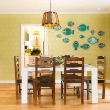 Боја зидова у кухињи: савети за избор, најпопуларније боје, комбинација са слушалицама-2