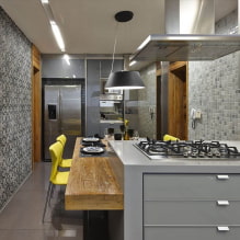 Boja zidova u kuhinji: savjeti za odabir, najpopularnije boje, kombinacija sa slušalicama-6