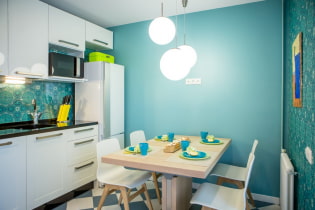 Warna dinding di dapur: petua untuk memilih, warna yang paling popular, gabungan dengan alat dengar