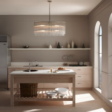 Стени в кухнята: опции за довършителни работи, избор на стил, дизайн, индивидуални решения-3