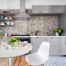 Paredes na cozinha: opções de decoração, escolha de estilo, design, soluções personalizadas-7
