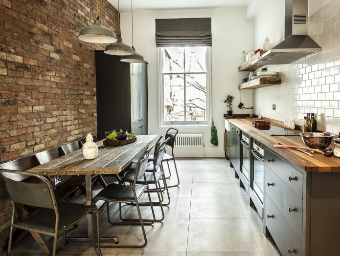 Väggar i köket: dekorationsalternativ, stilval, design, anpassade lösningar