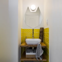 Die Wahl der Spiegel im Badezimmer: Typen, Formen, Dekor, Farbe, Optionen mit einem Muster, Hintergrundbeleuchtung-0