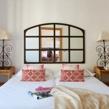 Gương trong phòng ngủ - một lựa chọn các hình ảnh trong nội thất và các đề xuất cho vị trí thích hợp-5