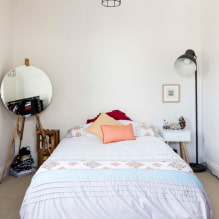 Spiegel im Schlafzimmer - eine Auswahl von Fotos im Innenraum und Empfehlungen für die richtige Platzierung-6