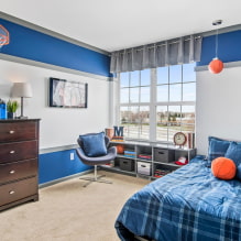 TV en el dormitorio: opciones de ubicación, diseño, foto en diferentes estilos de interior-3