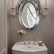 Mirror in the interior: types, layout options, shapes, design, drawings, decor frames-1