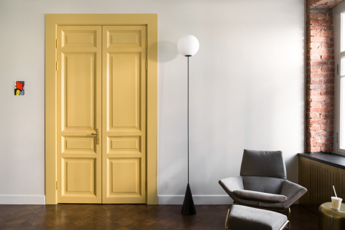 Gabungan pintu dan lantai: peraturan pemilihan warna, gambar kombinasi warna yang indah