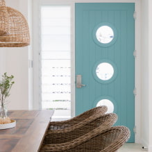 Uși luminoase în interior: vederi, culori, combinație cu podea, pereți, mobilier-8