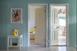 Világos ajtók a belső terekben: nézetek, színek, kombináció a padlóval, a falakkal, a bútorokkal