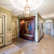 Doors to the entrance hall and corridor: views, design, color, combinations, photo in the interior-6