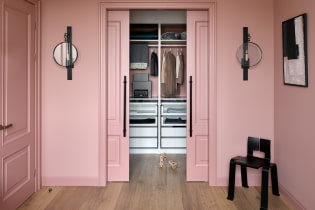 Ģērbtuves durvis: veidi, materiāli, dizains, krāsa