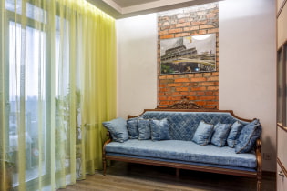 Diseño de paredes en el apartamento: opciones de decoración de interiores, ideas de decoración, elección de colores.