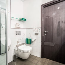 Niches dans la salle de bain: options de remplissage, choix de l'emplacement, idées de conception-0