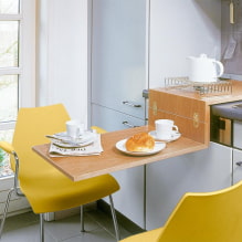 Utvidbart bord: bilder i interiøret, typer, former, materialer, innebygde alternativer-1