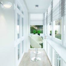 Barski šank na balkonu: mogućnosti lokacije, dizajn, materijali za radne površine, dekor-7