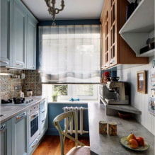 Трапезна маса за малка кухня: изгледи, дизайн, форми, подредба в стаята-0