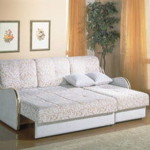 Sofá cama: fotos, tipos de mecanismos, materiales de tapicería, diseño, colores, formas-1
