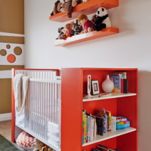 Kinderbetten für Babys: Fotos, Typen, Formen, Farben, Design und Dekor -4