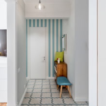 Плочице на поду у ходнику и ходнику: дизајн, врсте, могућности распореда, боје, комбинација-5