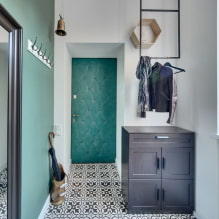Πλακάκια στο πάτωμα στο διάδρομο και στο διάδρομο: σχέδιο, τύποι, επιλογές διάταξης, χρώματα, συνδυασμός-6