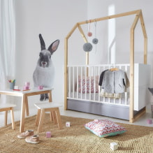 Bed-house på barnerommet: bilder, designalternativer, farger, stiler, dekor-2