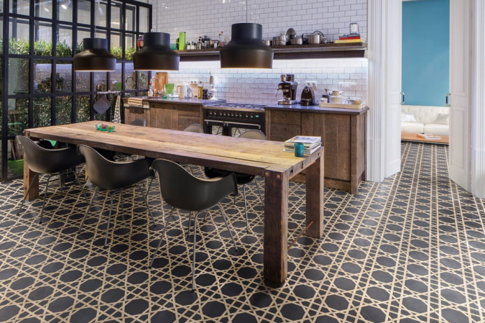 Linoleum in the interior: photos, types, design and drawings, colors, selection tips