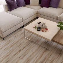 Kvarcinės vinilo grindų plytelės: tipai, dizainas, palyginimas su kitomis medžiagomis, klojimas-2
