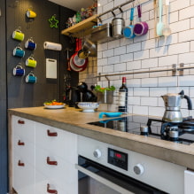 ¿Qué encimera de cocina es mejor? Tipos y características, diseño, foto en el interior-2