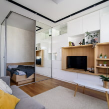 Design of a studio apartment: design ideas, lighting, styles, decoration-5