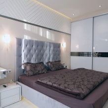 Tủ quần áo trong phòng ngủ: thiết kế, tùy chọn điền, màu sắc, hình dạng, vị trí trong phòng-5