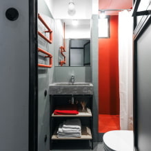 Loft stílusú fürdőszoba: a lakberendezés, a színek, a bútorok, a vízvezeték és a dekor választéka -7