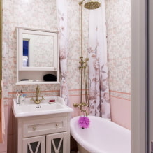Phòng tắm theo phong cách cổ điển: lựa chọn hoàn thiện, nội thất, hệ thống ống nước, trang trí, chiếu sáng-0